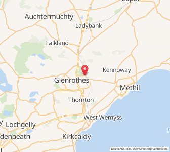 Map of Markinch, ScotlandScotland