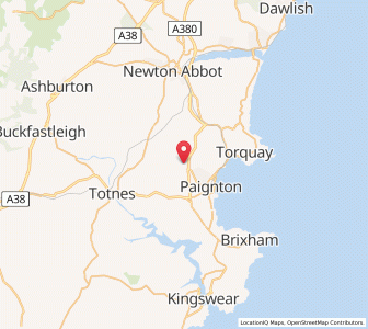Map of Marldon, EnglandEngland
