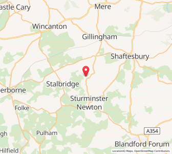 Map of Marnhull, EnglandEngland