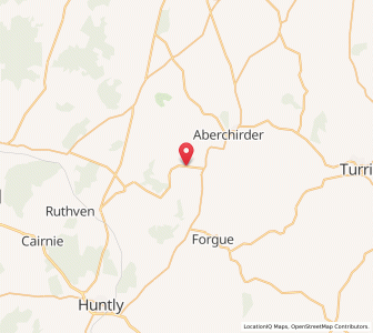 Map of Marnoch, ScotlandScotland