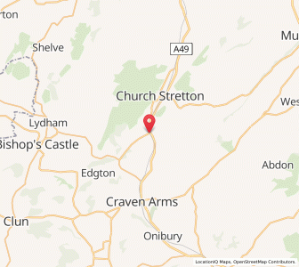 Map of Marshbrook, EnglandEngland