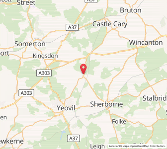 Map of Marston Magna, EnglandEngland