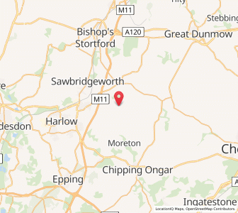 Map of Matching, EnglandEngland