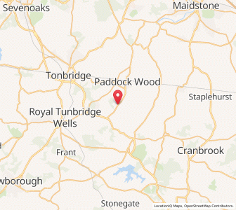 Map of Matfield, EnglandEngland