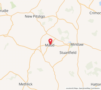 Map of Maud, ScotlandScotland