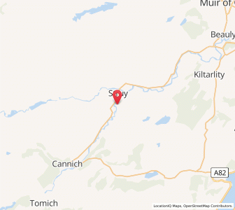 Map of Mauld, ScotlandScotland