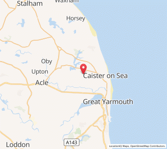 Map of Mautby, EnglandEngland