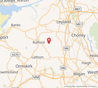 Map of Mawdesley, EnglandEngland