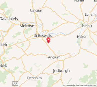 Map of Maxton, ScotlandScotland