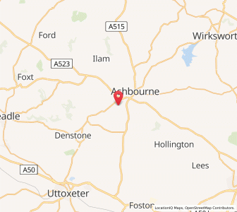 Map of Mayfield, EnglandEngland