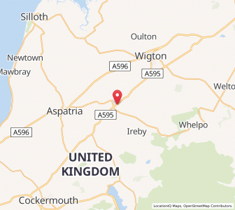 Map of Mealsgate, EnglandEngland
