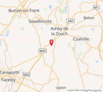 Map of Measham, EnglandEngland