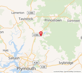 Map of Meavy, EnglandEngland