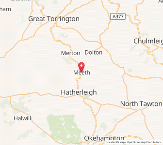 Map of Meeth, EnglandEngland