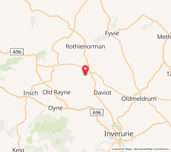 Map of Meikle Wartle, ScotlandScotland