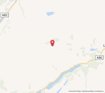 Map of Melgarve, ScotlandScotland