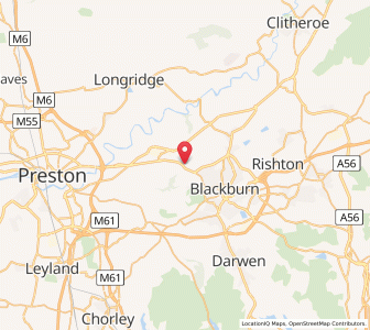 Map of Mellor, EnglandEngland