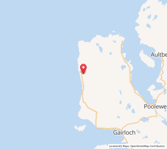 Map of Melvaig, ScotlandScotland