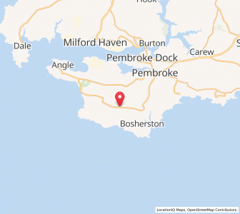 Map of Merrion, WalesWales