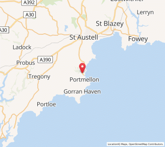 Map of Mevagissey, EnglandEngland