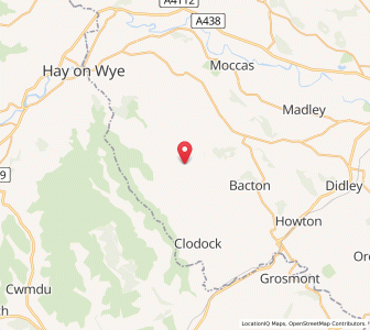 Map of Michaelchurch Escley, EnglandEngland