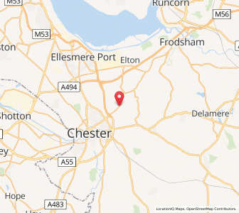 Map of Mickle Trafford, EnglandEngland