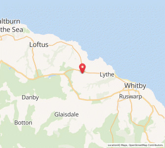 Map of Mickleby, EnglandEngland