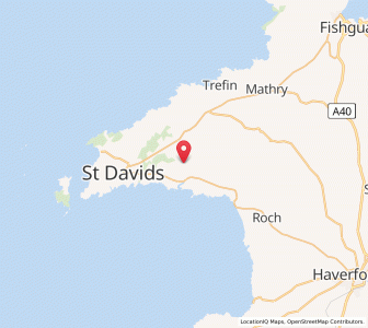 Map of Middle Mill, WalesWales
