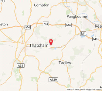Map of Midgham, EnglandEngland