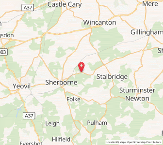 Map of Milborne Port, EnglandEngland