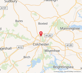 Map of Mile End, EnglandEngland