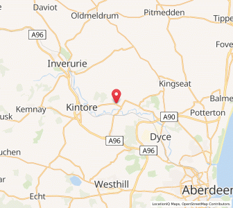 Map of Mill of Fintray, ScotlandScotland