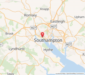 Map of Millbrook, EnglandEngland