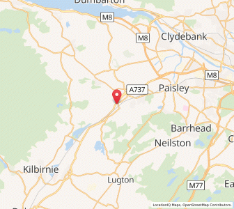 Map of Millikenpark, ScotlandScotland