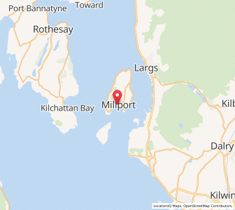 Map of Millport, ScotlandScotland