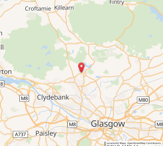 Map of Milngavie, ScotlandScotland