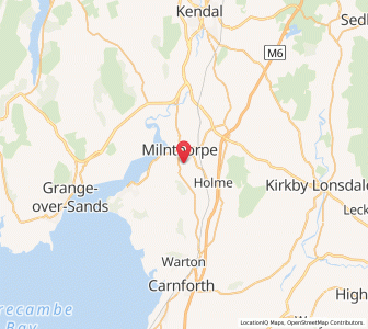 Map of Milnthorpe, EnglandEngland