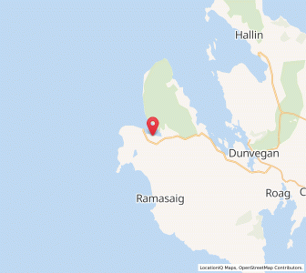 Map of Milovaig, ScotlandScotland
