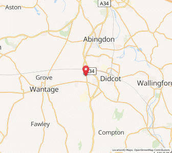Map of Milton Hill, EnglandEngland