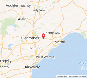 Map of Milton of Balgonie, ScotlandScotland