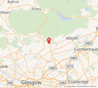 Map of Milton of Campsie, ScotlandScotland