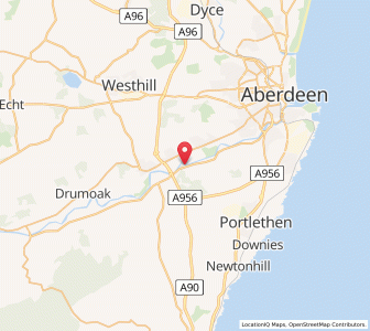 Map of Milton of Murtle, ScotlandScotland