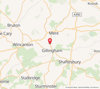 Map of Milton on Stour, EnglandEngland