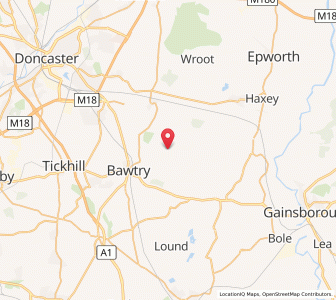 Map of Misson, EnglandEngland