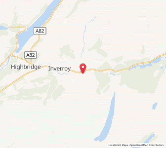 Map of Monessie, ScotlandScotland