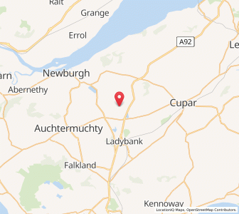 Map of Monimail, ScotlandScotland