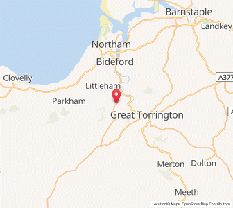 Map of Monkleigh, EnglandEngland