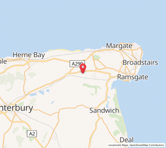 Map of Monkton, EnglandEngland