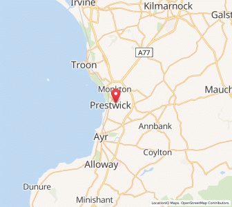 Map of Monkton, ScotlandScotland