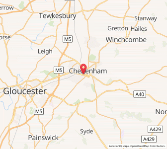 Map of Montpellier, EnglandEngland